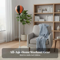 Fast Rebound Height Adjustable Reflex Ball Long-Lasting Freestanding Punching Ball Easy Installation for Adults, Beginners, Home, Office