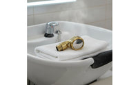 Gold-Tone Shampoo Sprayer Compact Handheld Shower Head Water-Saving Faucet Spray Head for Hairstylists, Barbers, Beauty Salons, Barber Shops, Wash Basins