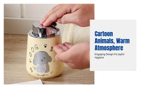 Ceramic Lotion Dispenser Bottle, Liquid Soap Dispenser, Bathroom Refillable Bottle, Cute Creature Design, For Shampoo, Shower Gel, Hotel, Home