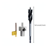 Hexagonal Shank Hole Trimming Cutter Detachable Woodworking Hole Cutter Accurate Tool Professional Grade for Drilling, Workshop