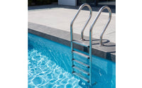 5-Step Pool Ladder Rust-Resistant Stainless Steel Pool Ladder Non-Slip for Swimmers, in-Ground Pools