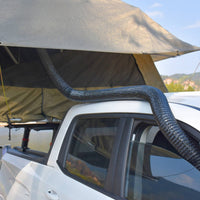 Flexible Air Duct with Grille Heavy Duty Flexible Duct Hose Lightweight Corrugated Hose with Cover for camping, Adventure Vehicles, Car Ventilation