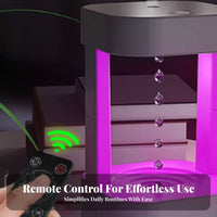 Colorful Lighting Anti-Levitation Humidifier Ambient Night Light Water Drop Backflow Humidifier Automatic Power Deactivated for Students