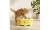 Rechargeable Cat Toy with Feather Teaser Interactive Electric Cat Toy Automatic Handsno-Cost for Kittens