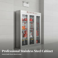 Micro Fire Station Cabinet Fire Resistant Fire Equipment Cabinet Emergency Supplies Locker for Property Managers, Factories, Warehouses