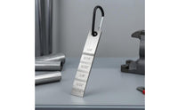 Engraved Imperial Markings Pipe Spacer Shim Tapered Pipe Spacer Gauge Hanging Hole Stepped Gauge Shim Brushed Silver