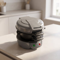 Breakfast Sandwich Maker Electric Burger Maker Compact Egg Cooker with Lid for Students, Commuters, Small Kitchens, Dorm Rooms, Recreational Vehicles