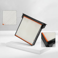 Rigid Replacement Filter Easy Installation Pleated Vacuum Filter Long-Lasting Filters Reliable for Dust Removal