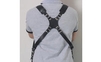 Leather Camera Harness Adjustable Double Camera Harness Heavy Duty Wear-Resistant for Photographers, Outdoor Photography, Travel