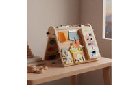 LED Busy Life Skills Panel Skills Training Four-in-One Sensory Board Multifunction Infant Toy for Infants, Young Children, Home, Nursery, Preschool