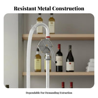Manual Operation Rotary Drum Pump Resistant Liquid move Tool adaptable Detachable Design for Mechanics, Home beverage makers, Workshop workers, Garage, Warehouse, Kitchen, Farm