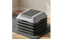 Aerobic Step Base Rectangular Step Aerobics Base Rounded-Edge