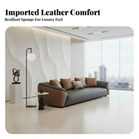 Modern Minimalist Sofa and Coffee Table Combo Executive Design Special-Shaped Couch Set High-End Aesthetic Office Furniture Business Grade for Executives, Clients, Interior Designers, Reception Area, Lobby, Waiting Room