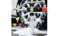 Foam Dispenser Double Two-Connection Compact Brass Core Washer Nozzle Set for Car Wash