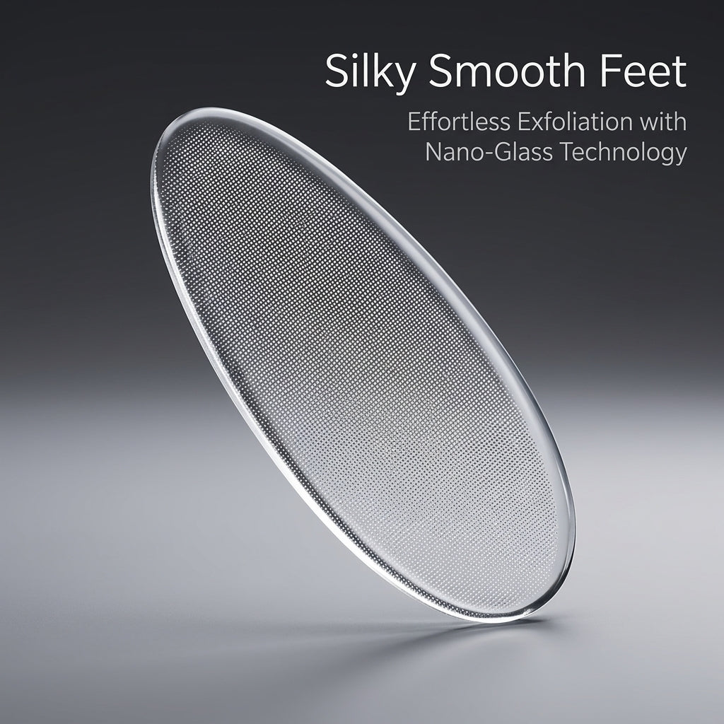 Manual Foot File Callus Remover for Adults, Nano Glass Grater and Rasp for Dry Wet Feet