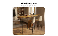 Narrow Bar-Height Table Multi-Functional Narrow Bar Table adaptable Use Household Furniture for Homeowners, duos, Balcony, Home Office, Living Room