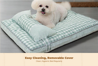 Dog Mat, Washable Removable Cover, Indoor Outdoor Pet Bed
