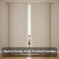 Punch-No-Drill Installation Folding Partition Curtain Foldable Design Accordion Room Divider Space-Saving Accordion Folding Partition Easy Setup for Apartment Dwellers, Homeowners, Away Ice Managers, Bedroom, Doorway, Events
