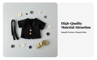 10cm Doll Trench Coat Fashionable Design BJD Doll clothes Fashion Miniature Sport Coat Jacket