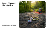 Colorful Rock Climbing Hold Keychain Bouldering Hold Bag Charm Handmade Rope Lanyard for Boulderers, Outdoor Enthusiasts, Hikers, Backpack, Handbag, Keys