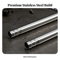 Stainless Steel Lily Rust Resistant Aquarium Inflow Outflow Mirror Polished Aquatic System Pipe Set with Skimmer for Aquascapers