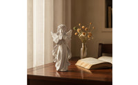 Angel Figurine Small Angel Statue Standing Sculptural Ornament for Shelf