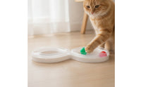 Cat Track Toy Interactive Endless-Loop Track Toy Translucent Slim for Active Cats, Home