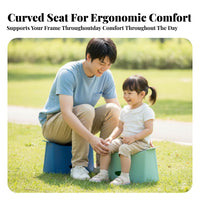 featherweight Foldable Foundation Stool Foldable Design Foldable Step Stool Easy to Carry Portable Furniture Space-Saving for Children, journeyers, journey, Outdoor, Camping, Fishing