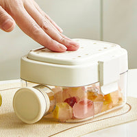 Easy Fill 2-in-1 Ice Tray Bottle Food-Grade Material 2 in 1 Ice Creator Bottle Leak-Proof for Travel, Camping, Dorm Room