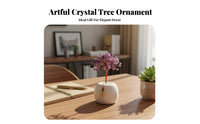 Mineral Prosperity Tree Gemstones Crystal Money Tree Wealth and Prosperity for Teachers, Desktop, Office, Car Dashboard