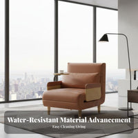 Foldable Pull-expandable Chair Bed twofoldUse creatureShaped Sleeper Chair Japanese and design Household Furniture Space-Saving for Apartment Dwellers, Overnight Guests, Small areas, Living Room, Home Office, Playroom