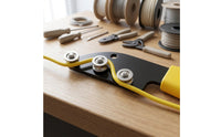 Handheld Wire Straightener with Rollers Insulated Roller Wire Straightener Easy to Use Compact for Electricians, Panel Builders, Electrical Cabinet Assembly