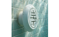 White Pool Inlet Outlet Fitting ABS Plastic Swimming Pool Inlet Fitting Low-Height Replacement Part Slotted Grille