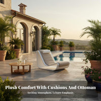Waterresistant Round Sectional Sofa sunlight resistant Outdoor Furniture weather-resistant Patio Lounge Set sectional Design for Villa Residents, Hotel Managers, Terrace, Courtyard, waterfront, Backyard