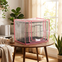 Transparent EVA Bird Cage Cover, Zippered Birdcage Cover for Guinea Pig, Warm Windproof Outdoor and Indoor Pet Cage Layer