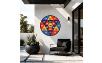 Concentric Zones Ball Toss Target Mat Large Numbers Scoring Target Cloth Bold Border Outdoor Game Flat for Parents, Children, Parent-Child Activities