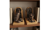 Resin Golf Bookends Distressed Finish Golf Bookends Thick Construction