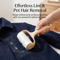 Plastic Lint Roller for Clothes, Pet Hair Remover, Sticky Dust Removal Tool, Fabric Cleaner, Garment Lint Brush, Home Cleaning Aid