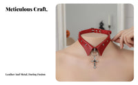 Cross ornament Neckband Darkly Romantic and aesthetic Choker Tarnish-Resistant for live music events, Women
