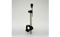Quick-Release Cymbal Stand Rod with Adapter Electronic Cymbal Rod with Clamp Metal Hardware Silver for Practice Rooms