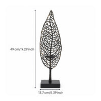 Leaf Candle Holder Perforated Candle Holder with Square Base Stable Candelabra for Interior Designers