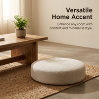 Large Floor Pillow Meditation Cushion, Round Floor Cushions Adults, Thick Floor Cushion for Floor Seating, Living Room Balcony Outdoor