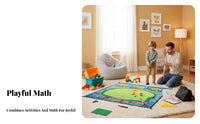 Parent-Child Interaction Child S Golf Mat Set Family Fun Child S Golf Toy Set Portable for Children, Families, Outdoors, Backyard