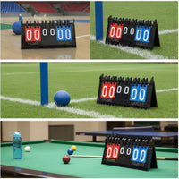Foldable Scoreboard Portable Scoreboard with Flip Rings Water-Resistant