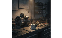 Low-Pressure Pump with Mounting Base Compact Pump with Hose-Barb Fittings Metal for Hobbyists