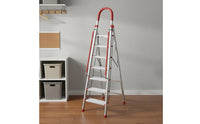 Stainless Steel Step Ladder Foldable Multi-Tiered Household Ladder Space Saving