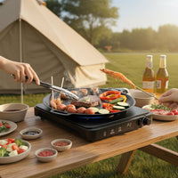 Korean BBQ Plate Fast Heating Korean Grill Pan Nonstick BBQ Griddle Long-Lasting Non-Stick Griddle Pan Lightweight for Beginners