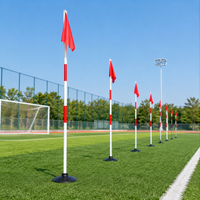 Dog Agility Poles, 25mm PVC Training Slalom Poles, Customizable Speed Agility Obstacle Course Marker for General Training
