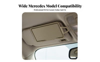 Sun Visor Mirror Cover OEM Look Sun Visor Vanity Mirror Easy Installation Automotive Interior Part