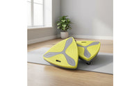 2 Pieces Wheeled Abdominal Slide Board with Resistance Band Textured Ab Roller Multifunctional Fitness Equipment Stable for Strength Training